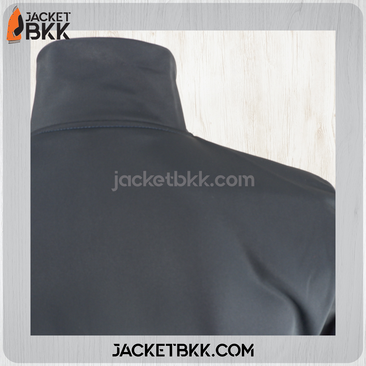 JKK-04D เสื้อแจ็คเก็ต ผ้าขูดขน สีกรมท่าเข้ม