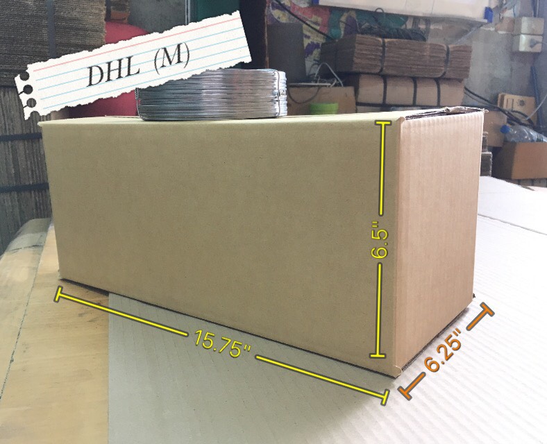 กล่องกระดาษ 3 ชั้น DHL (M)