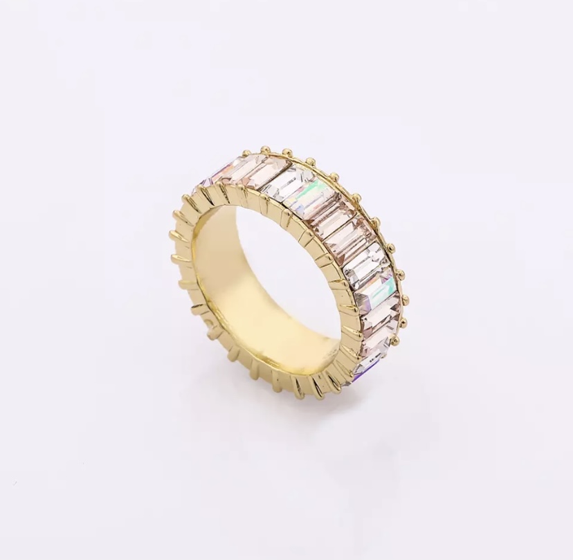 Signature Crystal Ring ( Crystal clear )