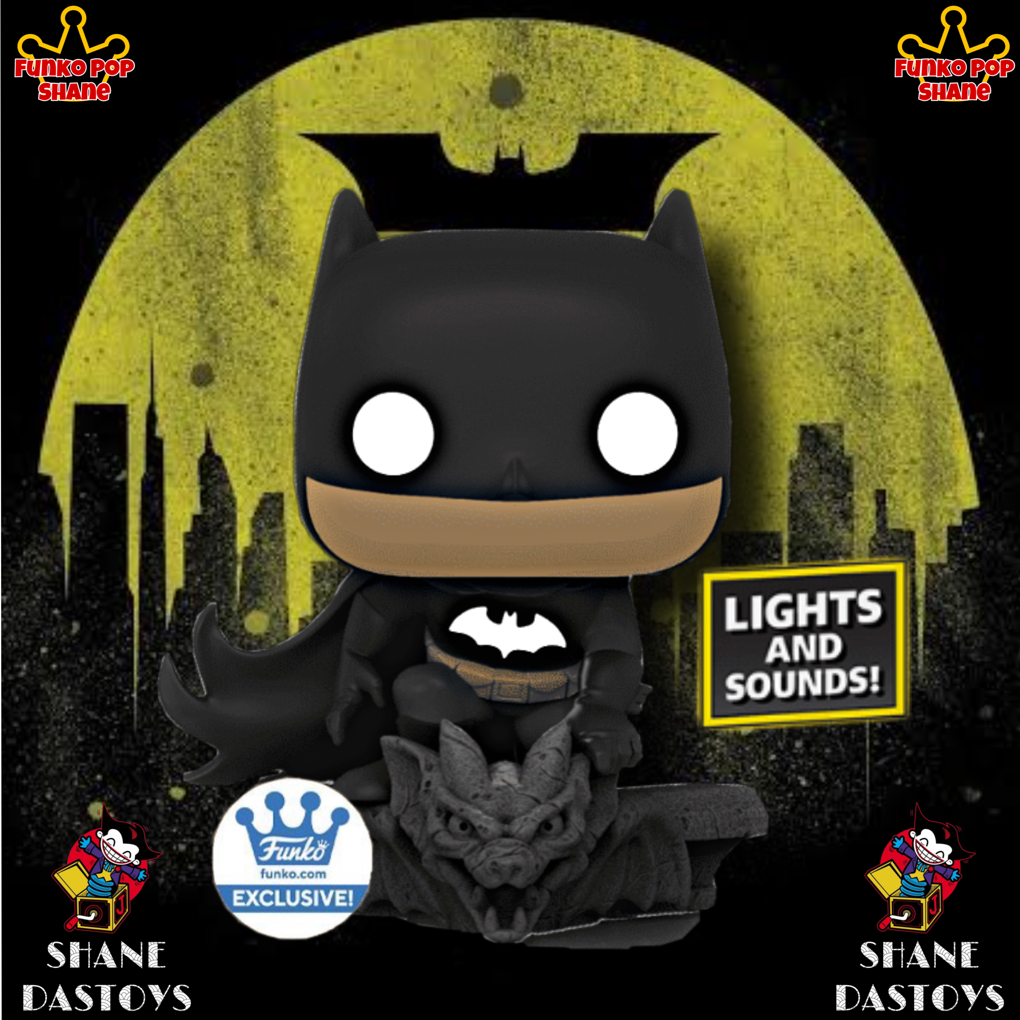 Funko Pop! DC HEROES :  Batman with Lights & Sounds
