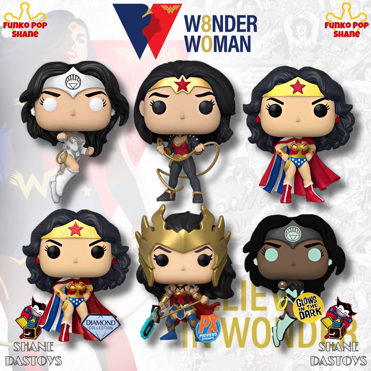Funko Pop! HEROES : Wonder Woman 80th Anniversary