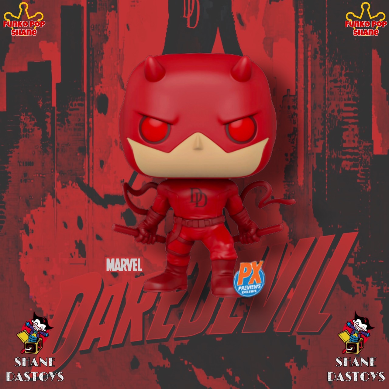 Funko Pop! MARVEL : Daredevil Exclusive
