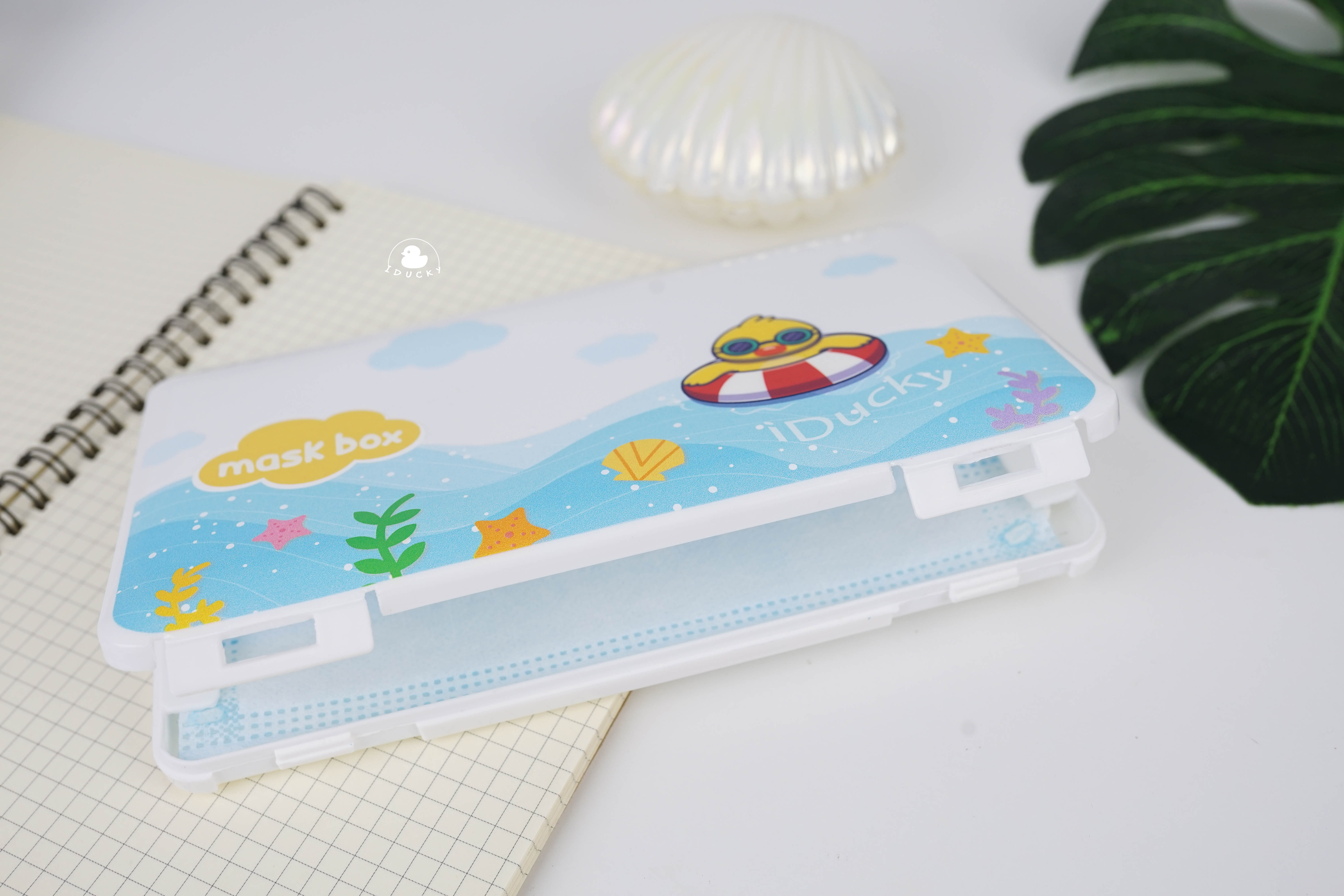 รับสกรีนกล่องใส่แมสก์ออกแบบลายเองได้