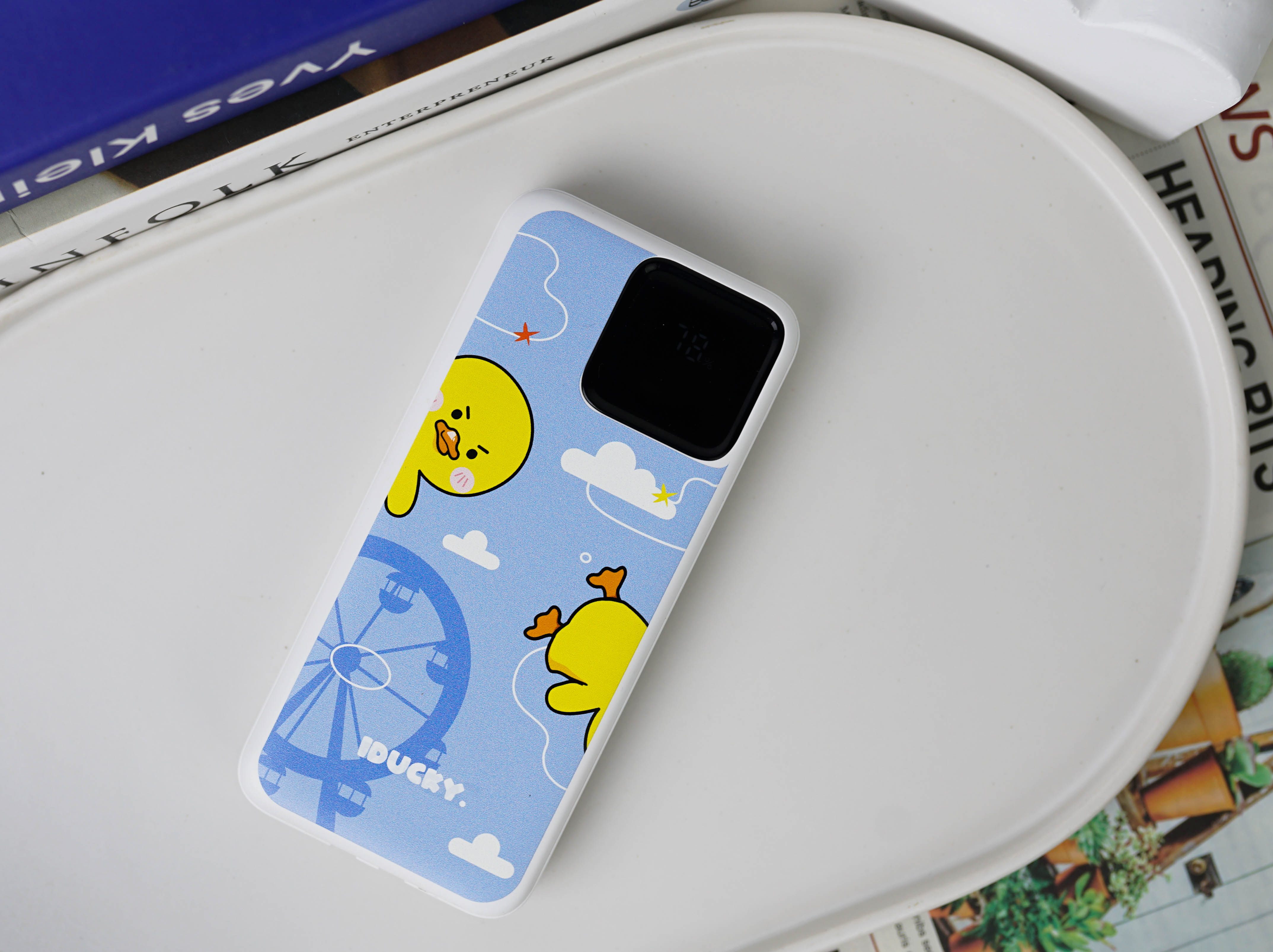 รับสกรีน power bank