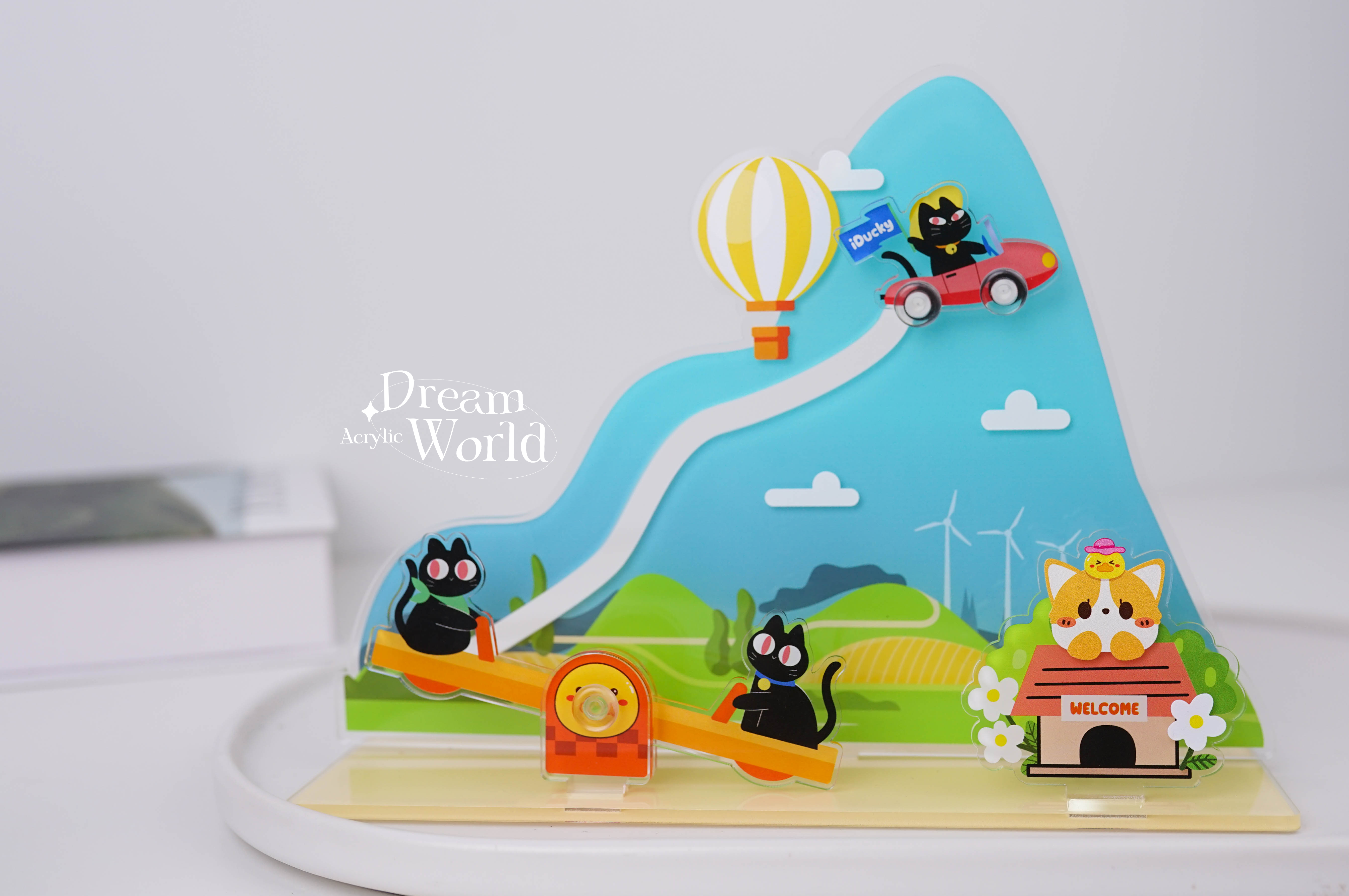 สแตนดี้อะคริลิคสวนสนุก สแตนดี้อะคริลิคสวนสนุก