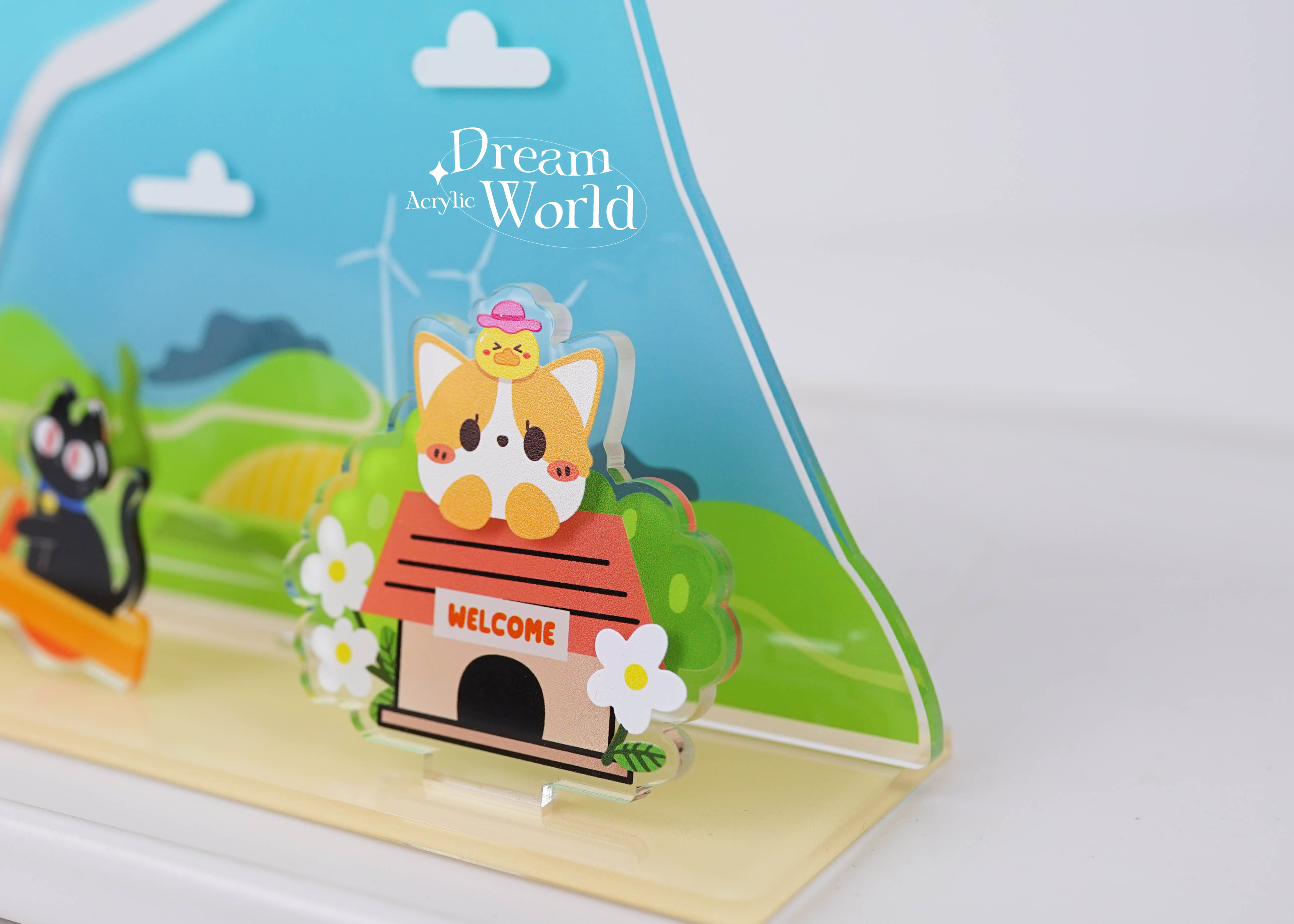 สแตนดี้อะคริลิคสวนสนุก สแตนดี้อะคริลิคสวนสนุก