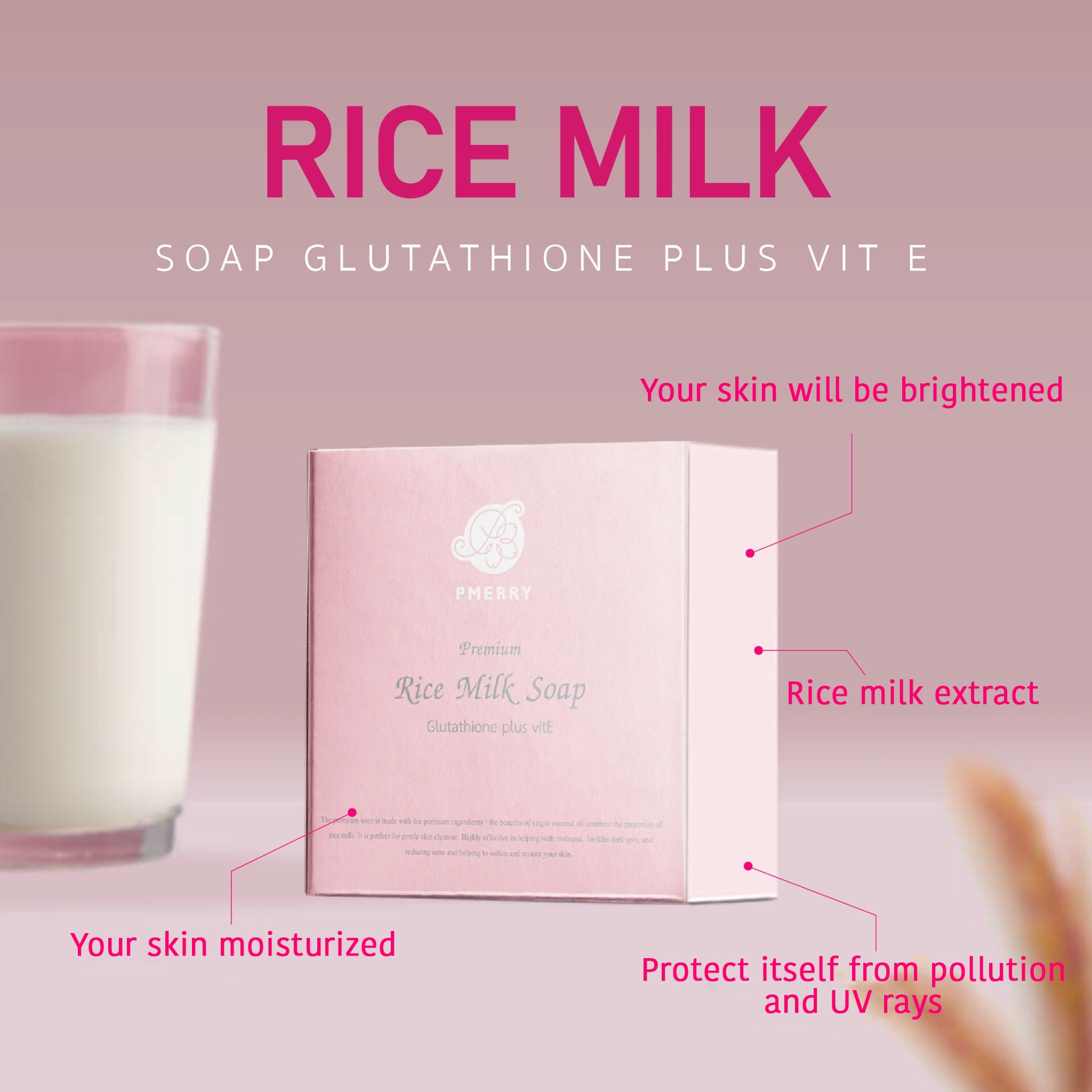 PMERRY RICE MILK SOAP nanathaisouq