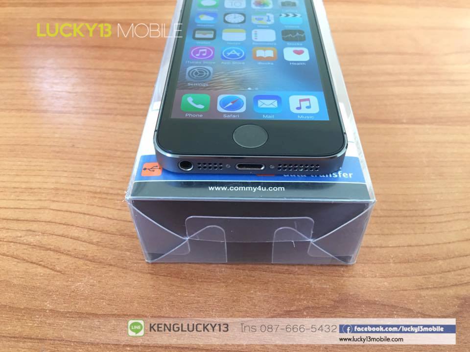 ขาย iPHONE5S มือสอง 16GB สีเทาดำ เครื่องศูนย์ไทย Model : TH