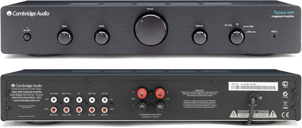 CAMBRIDGE AUDIO Topaz AM5 (Black) Integrated Amplifier