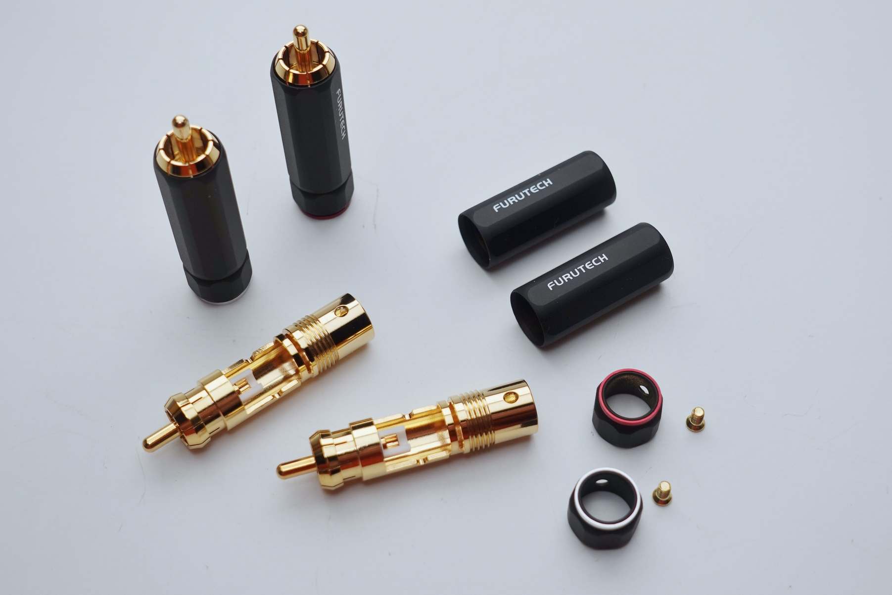 FURUTECH FP-110(G) - High Performance Audio RCA Connectors (4 pcs/set)