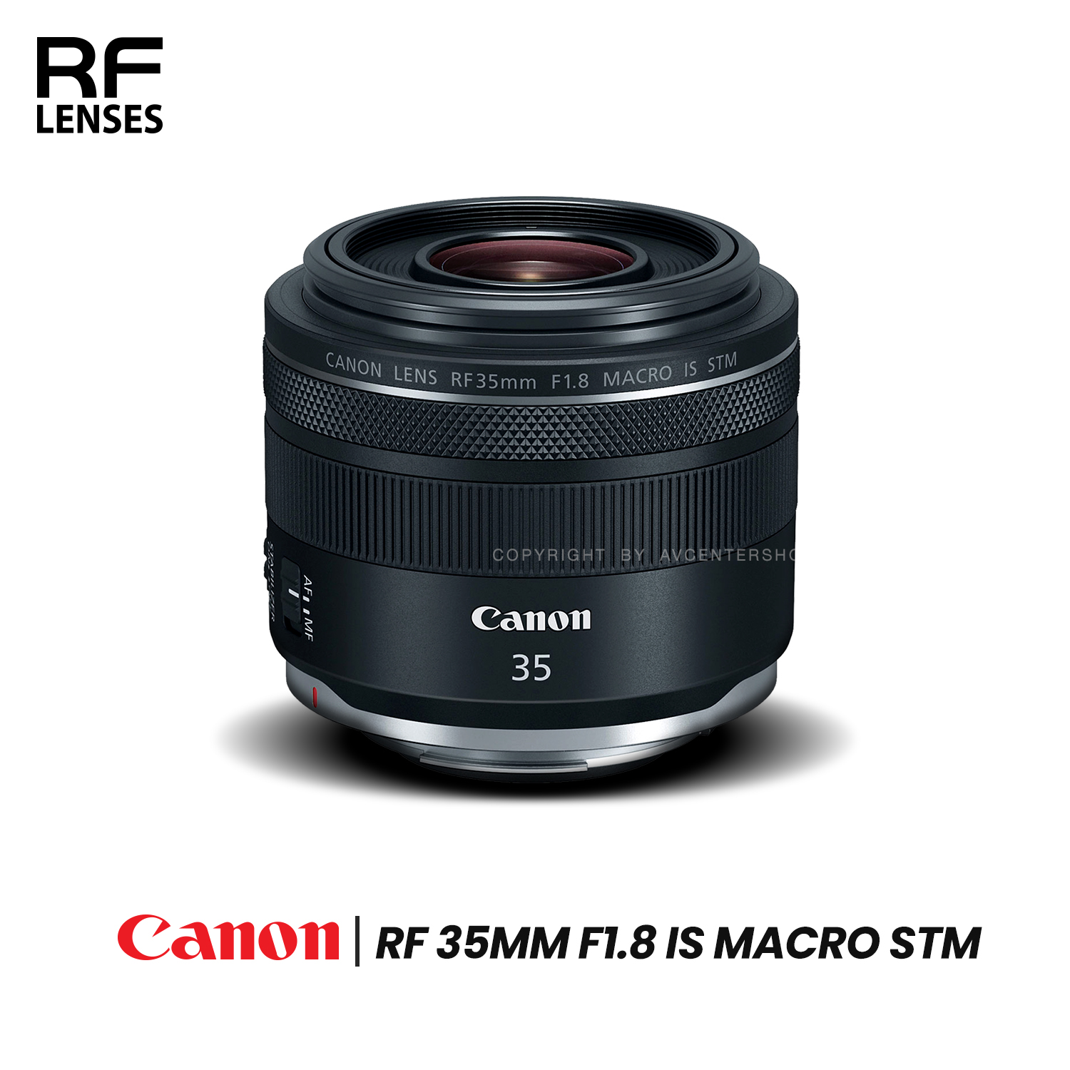 Canon Lens RF 35 mm. F1.8 Macro IS STM