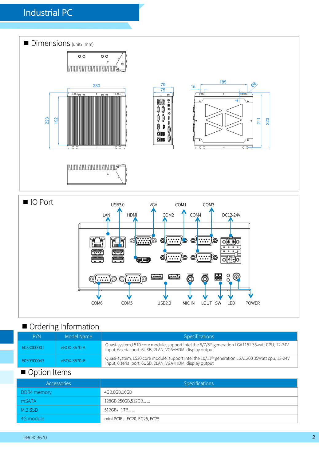 Model. eBox-3670 - thebest-plus