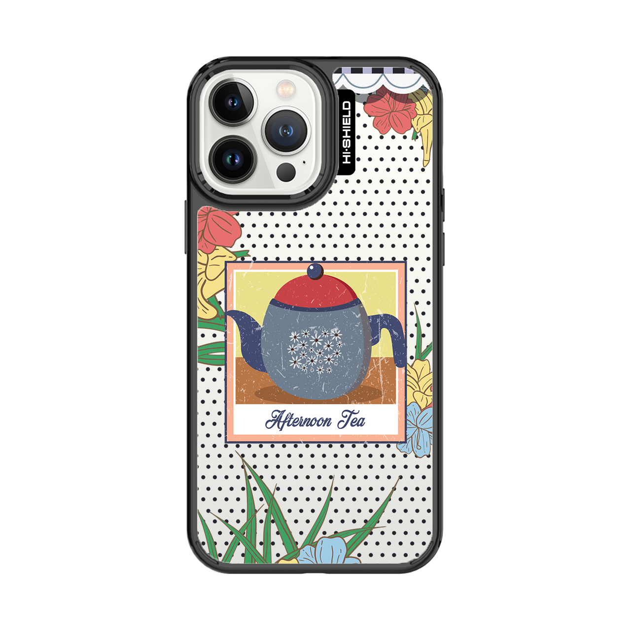 HI-SHIELD Stylish เคสใสกันกระแทก iPhone รุ่น Afternoon Tea [เคส iPhone14][เคส iPhone13]