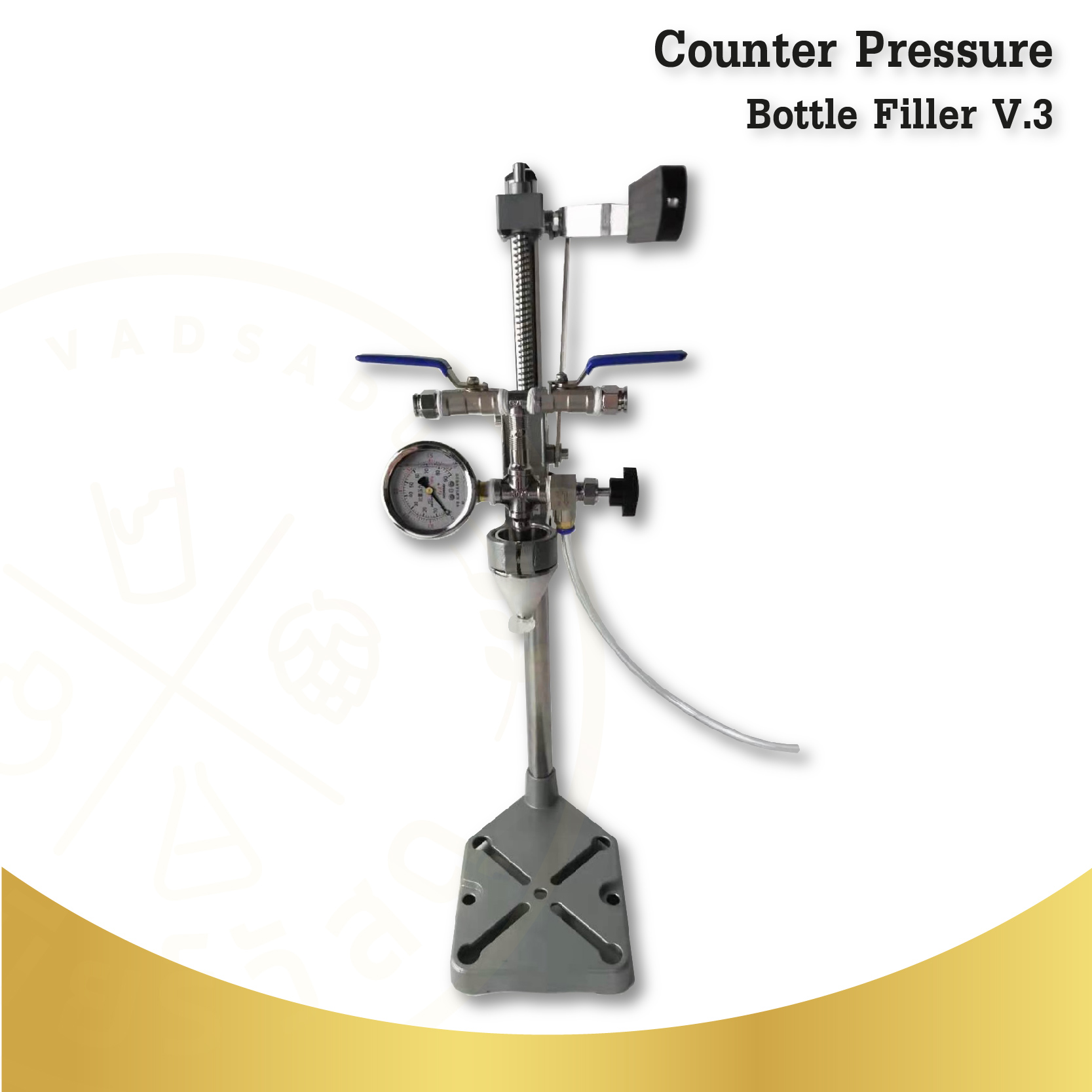 เครื่องบรรจุขวดแบบแรงดัน Counter Pressure Bottle Filler V. 3