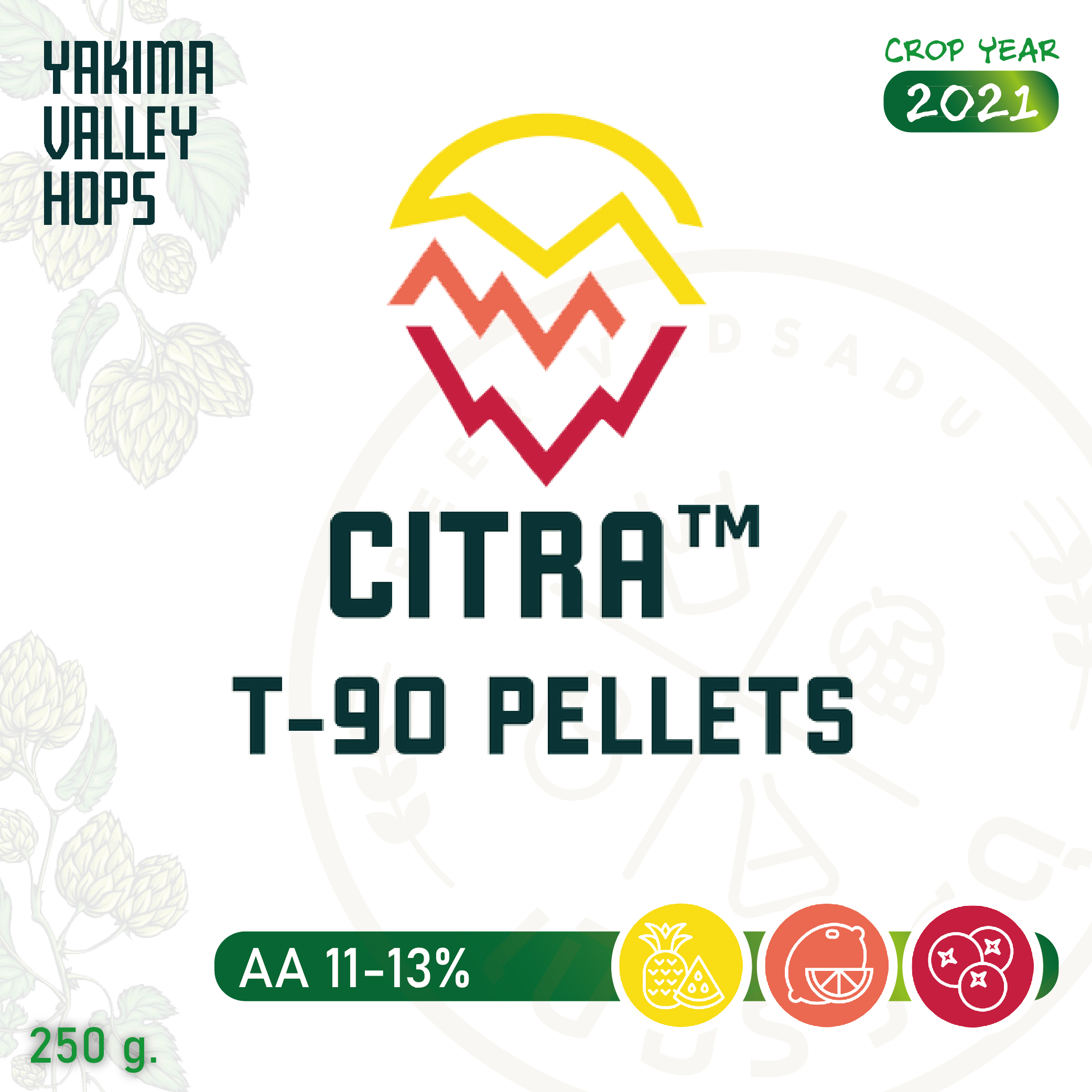 ฮอปทำเบียร์ Citra 250g(2021)