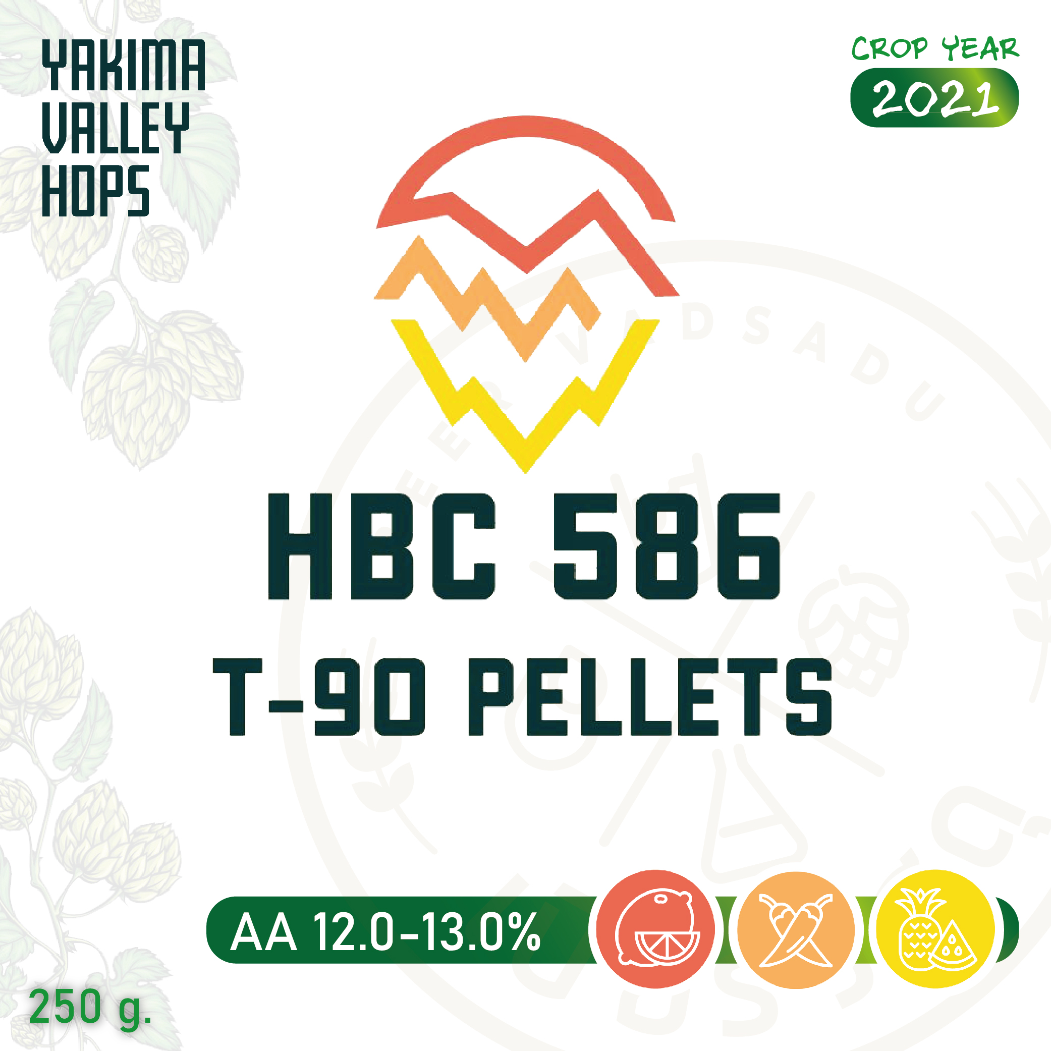 ฮอปทำเบียร์ HBC 586 250 กรัม