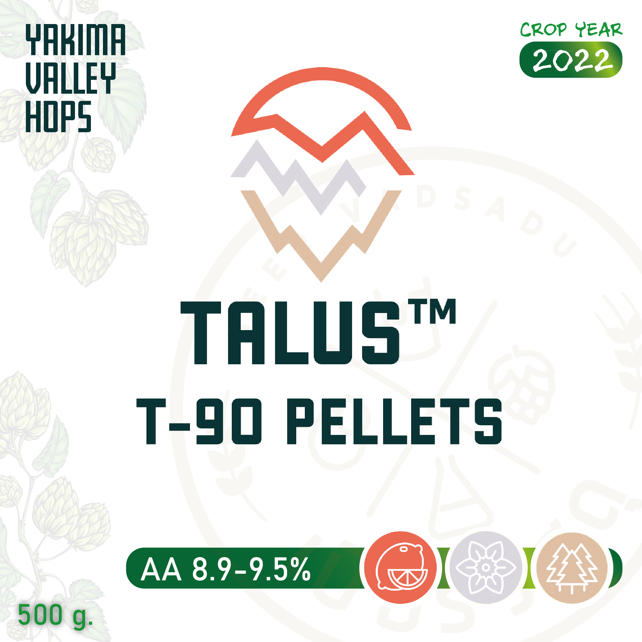 ฮอปทำเบียร์ Talus 500 กรัม