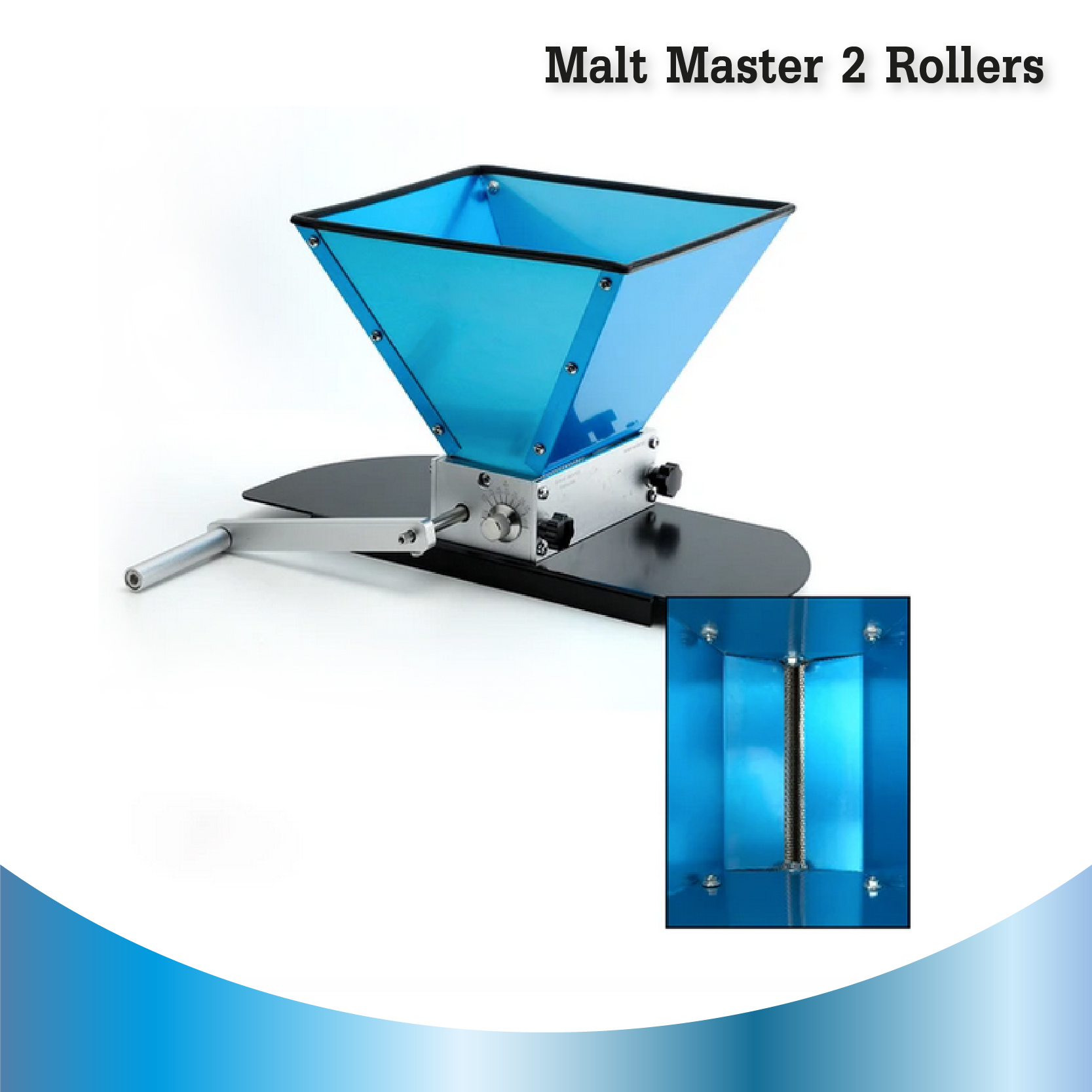 Malt Master 2 Rollers พร้อมฐาน