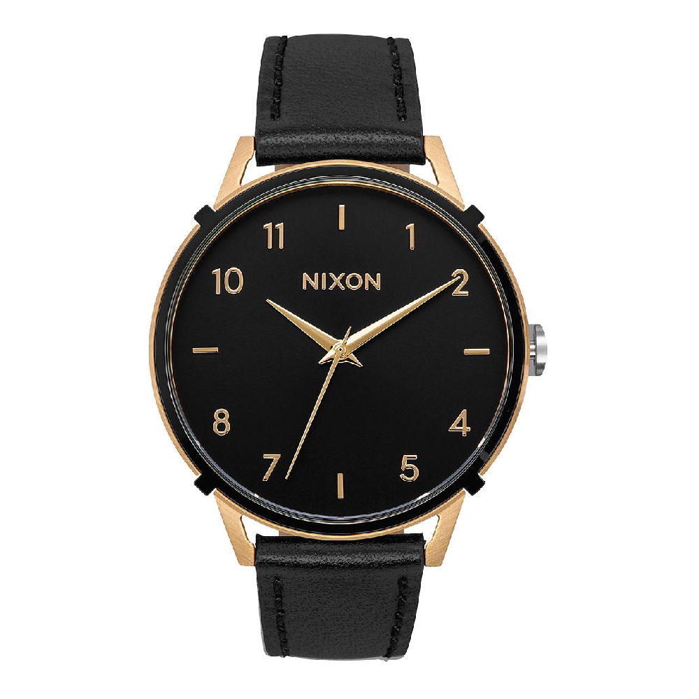 Nixon Re Run Digital Watch In Gold