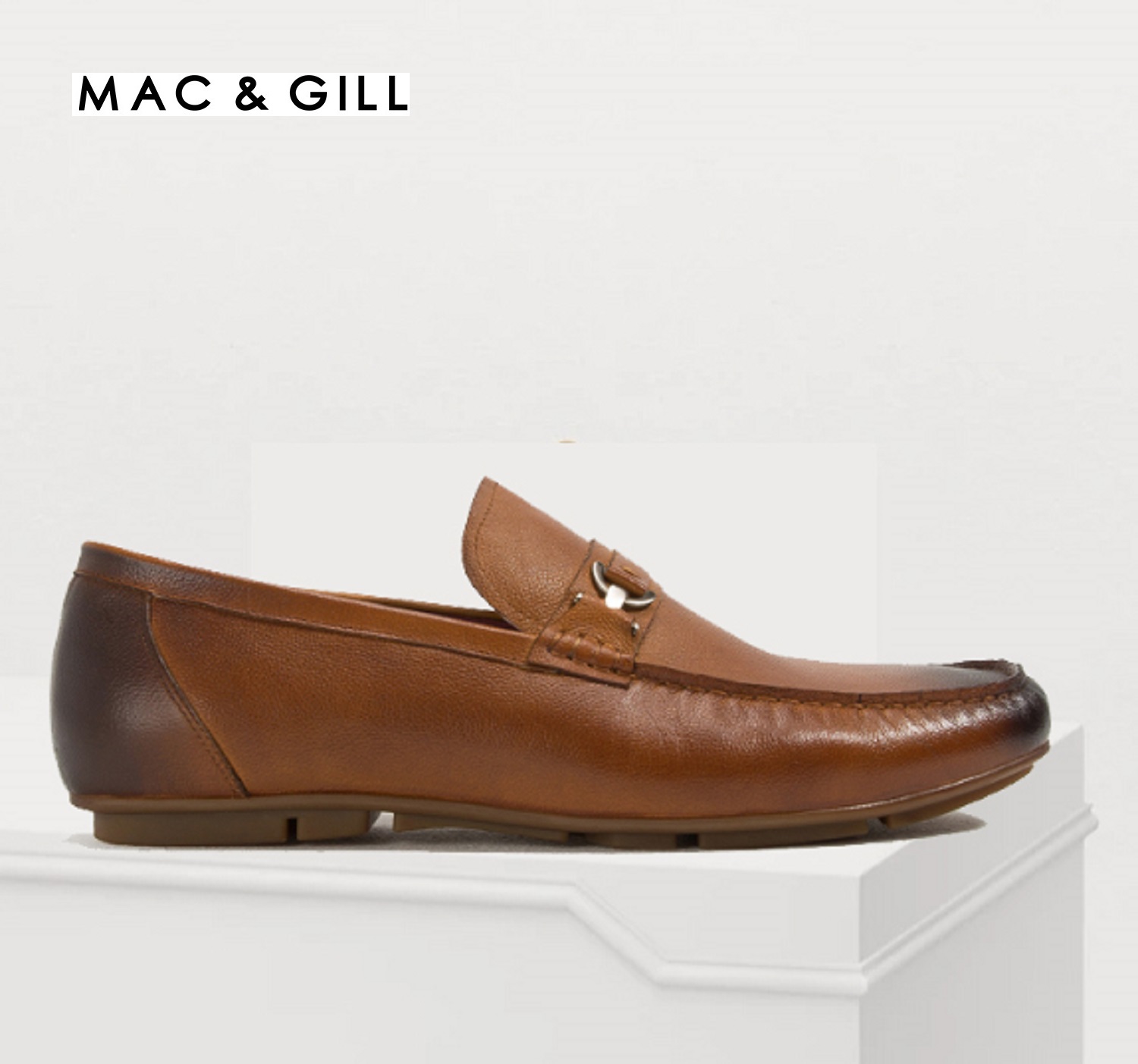 MAC&GILL รองเท้าผู้ชายหนังแท้โลฟเฟอร์- สีน้ำตาล