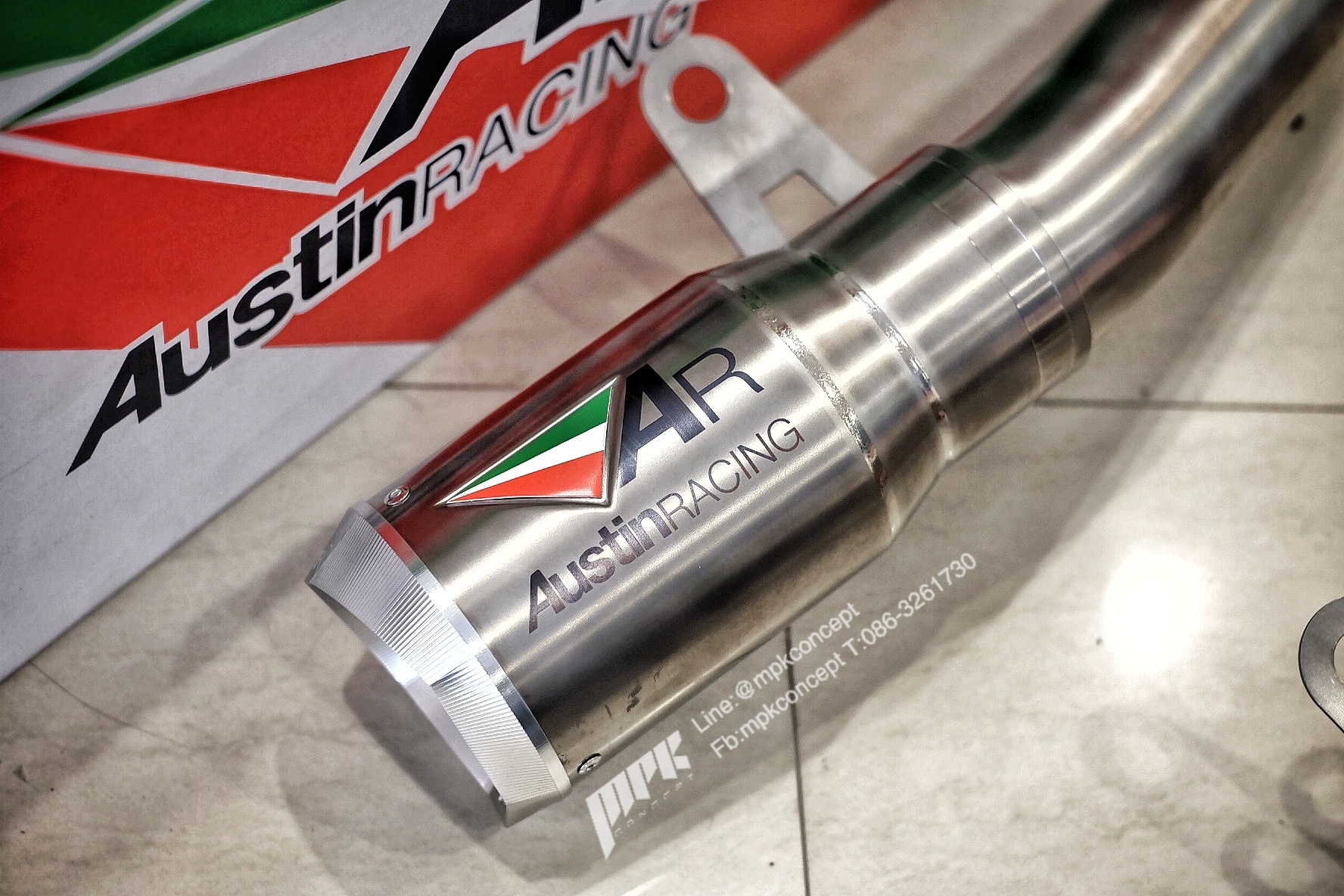 Austin Racing Gp1 R Titanium AUSTIN RACING GP1R DECAT TITANIUM EXHAUST BMW S1000RR 2019+ - mpkconcept