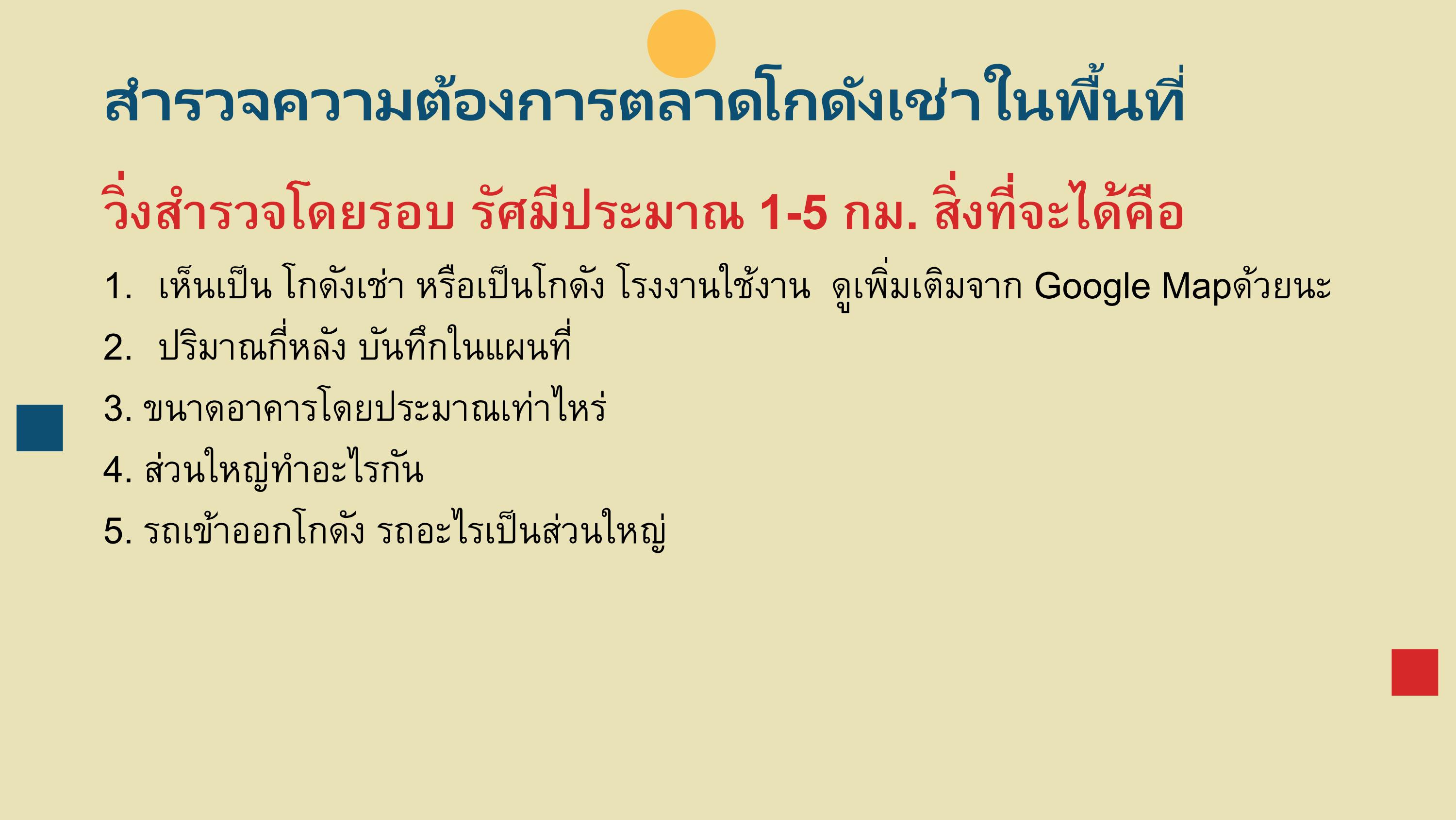 วิธีตรวจสอบที่ดินของเรามีคนสนใจอยากเช่าโกดังหรือไม่