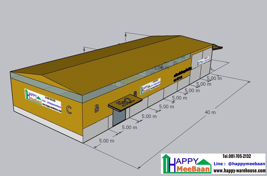 แบบโกดัง แบบโรงงาน แบบคลังสินค้า