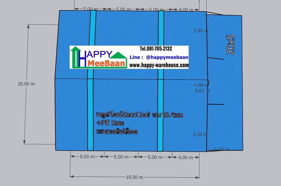 แบบโครงการโกดังให้เช่า