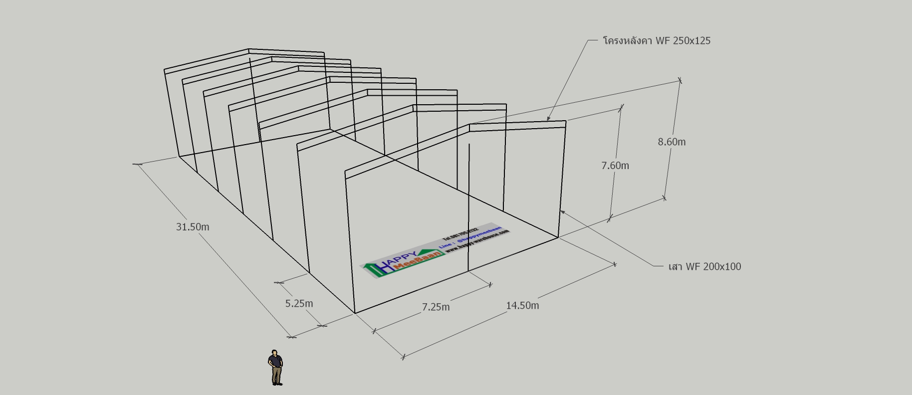 แจกแบบโกดังคลังสินค้าราคาประหยัด