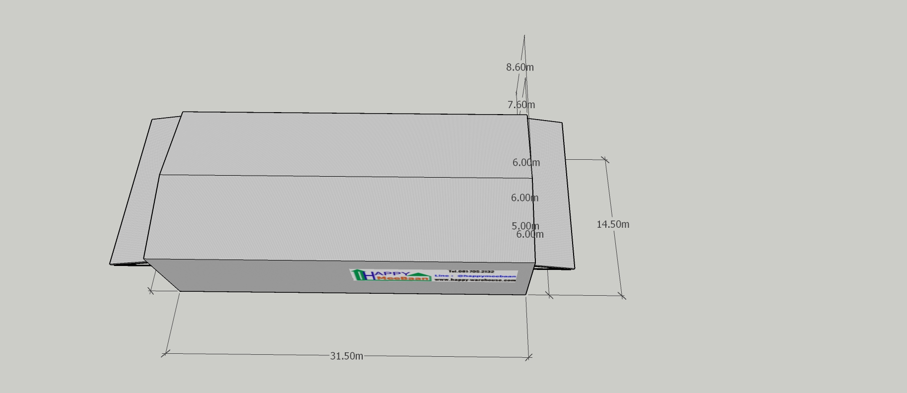 แจกแบบโกดังคลังสินค้าราคาประหยัด