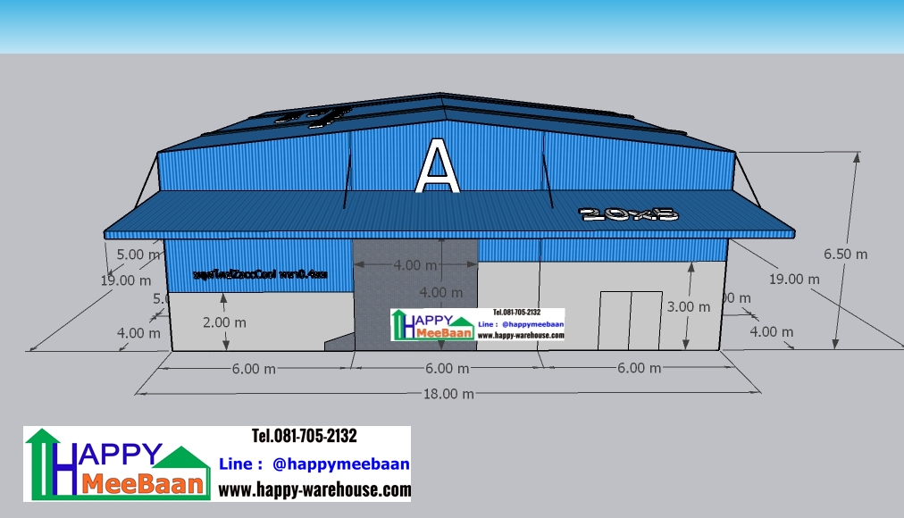 แบบโครงการโกดังให้เช่า