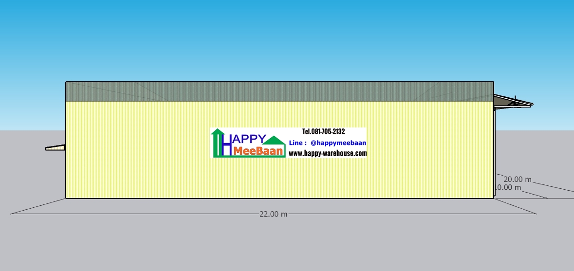 ออกแบบโครงการโกดังให้เช่า