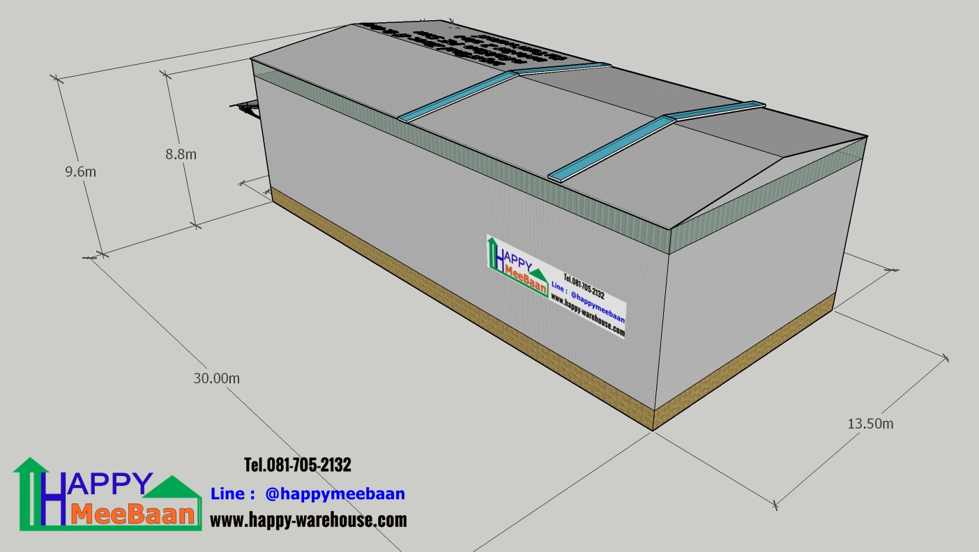 แจกแบบโกดังพร้อมออฟฟิศสองชั้น แบบคลังสินค้า