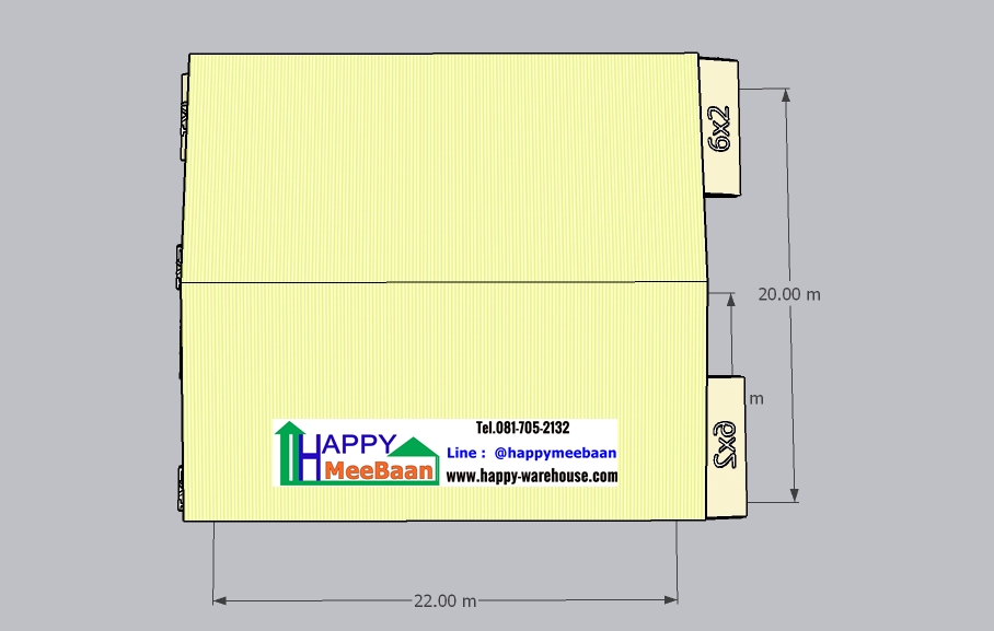 ออกแบบโครงการโกดังให้เช่า