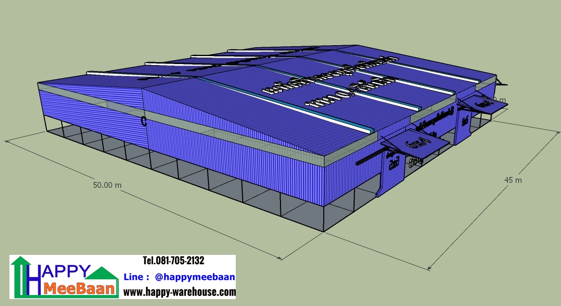 แบบโครงการโกดังให้เช่า แบบคลังสินค้าให้เช่า