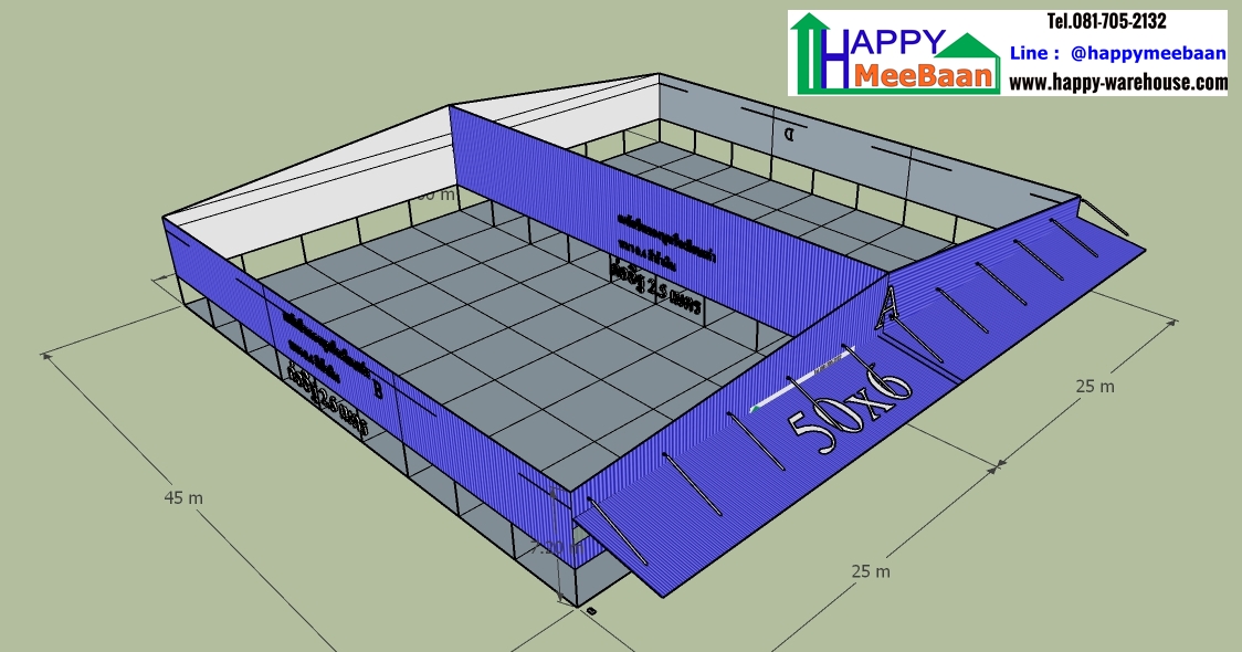 แบบโครงการโกดังให้เช่า แบบคลังสินค้าให้เช่า