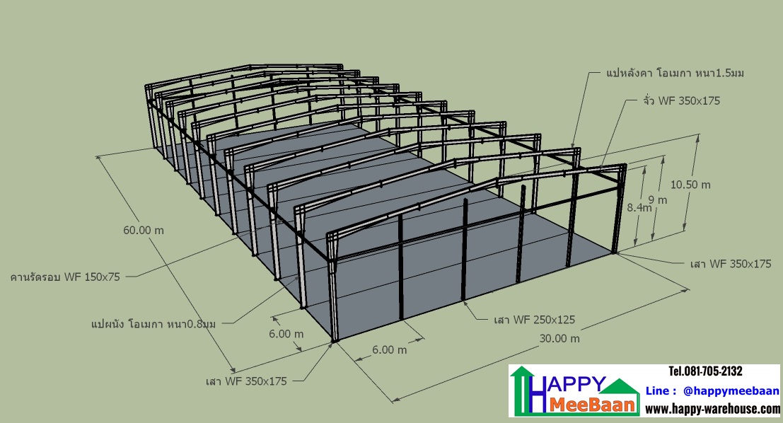 แจกแบบโกดัง แจกแบบโรงงาน แจกแบบคลังสินค้า