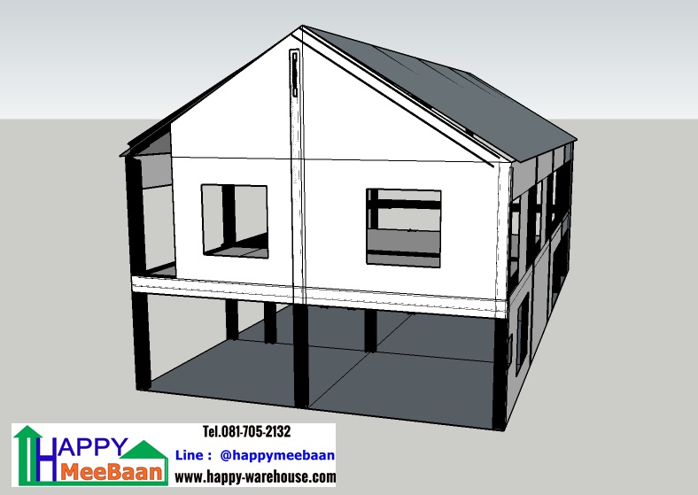โครงสร้างบ้านเหล็กทรงนอร์ดิก