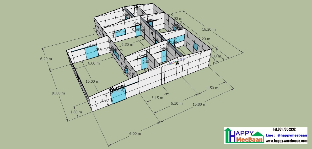 แจกแบบ3D แบบห้องแลบ ห้องLab ห้องครีนรูม