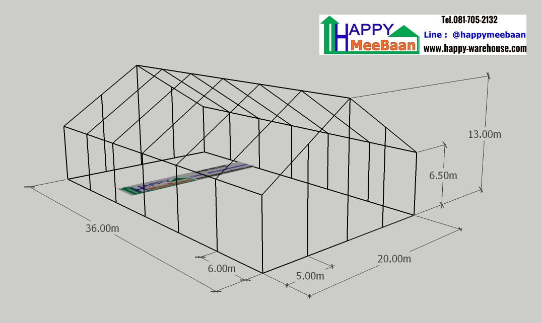 แจกแบบ3D แจกแบบบ้านทรงนอร์ดิก สร้างด้วยโครงสร้างเหล็ก