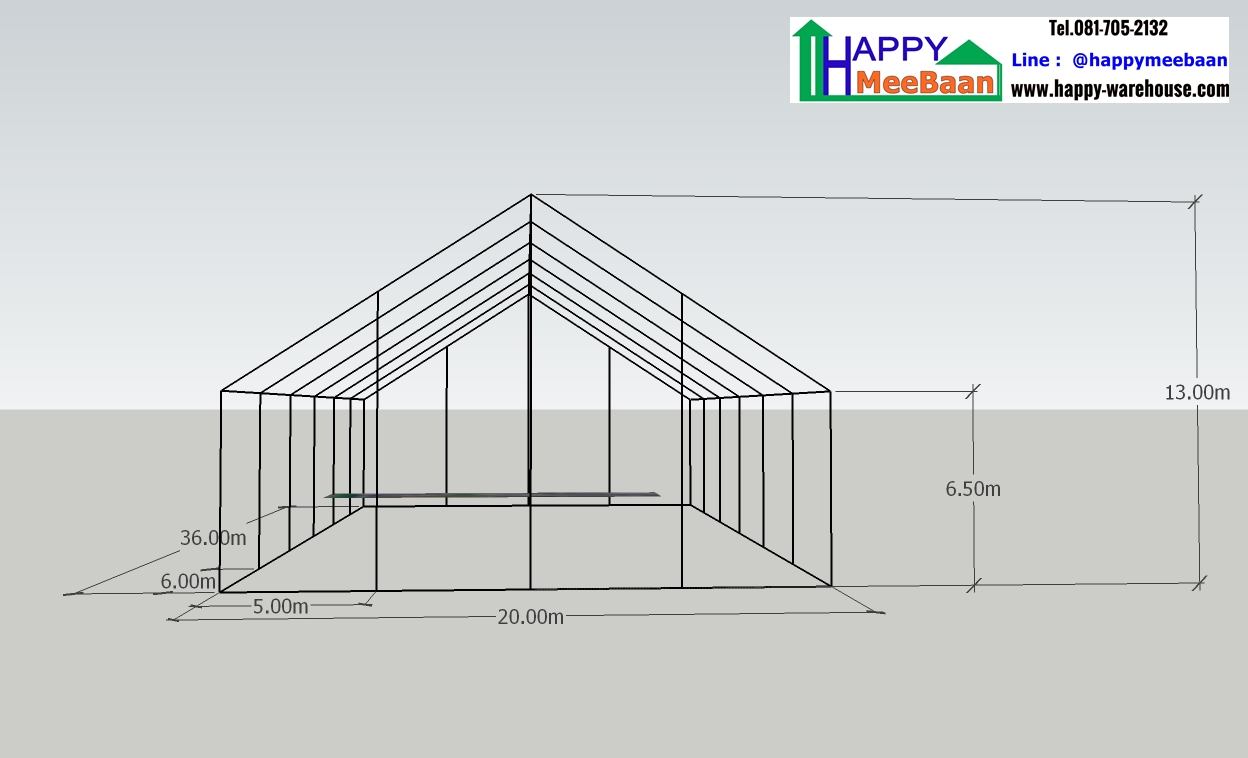 แจกแบบ3D แจกแบบบ้านทรงนอร์ดิก สร้างด้วยโครงสร้างเหล็ก 