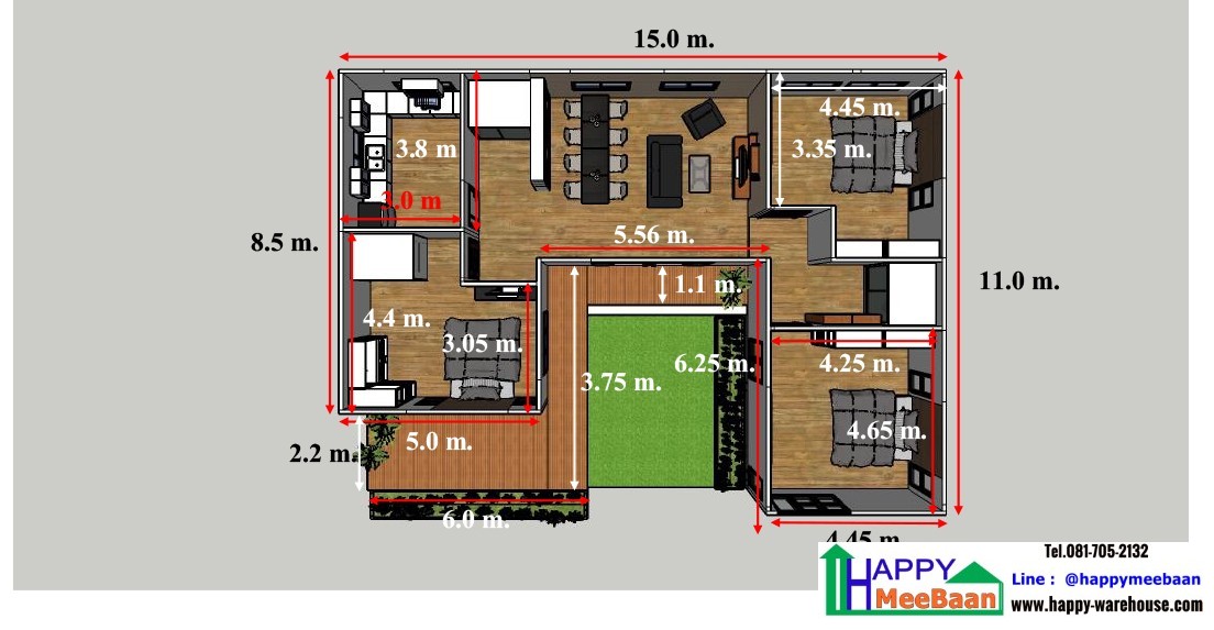 แจกแบบ3D แจกแบบบ้าน