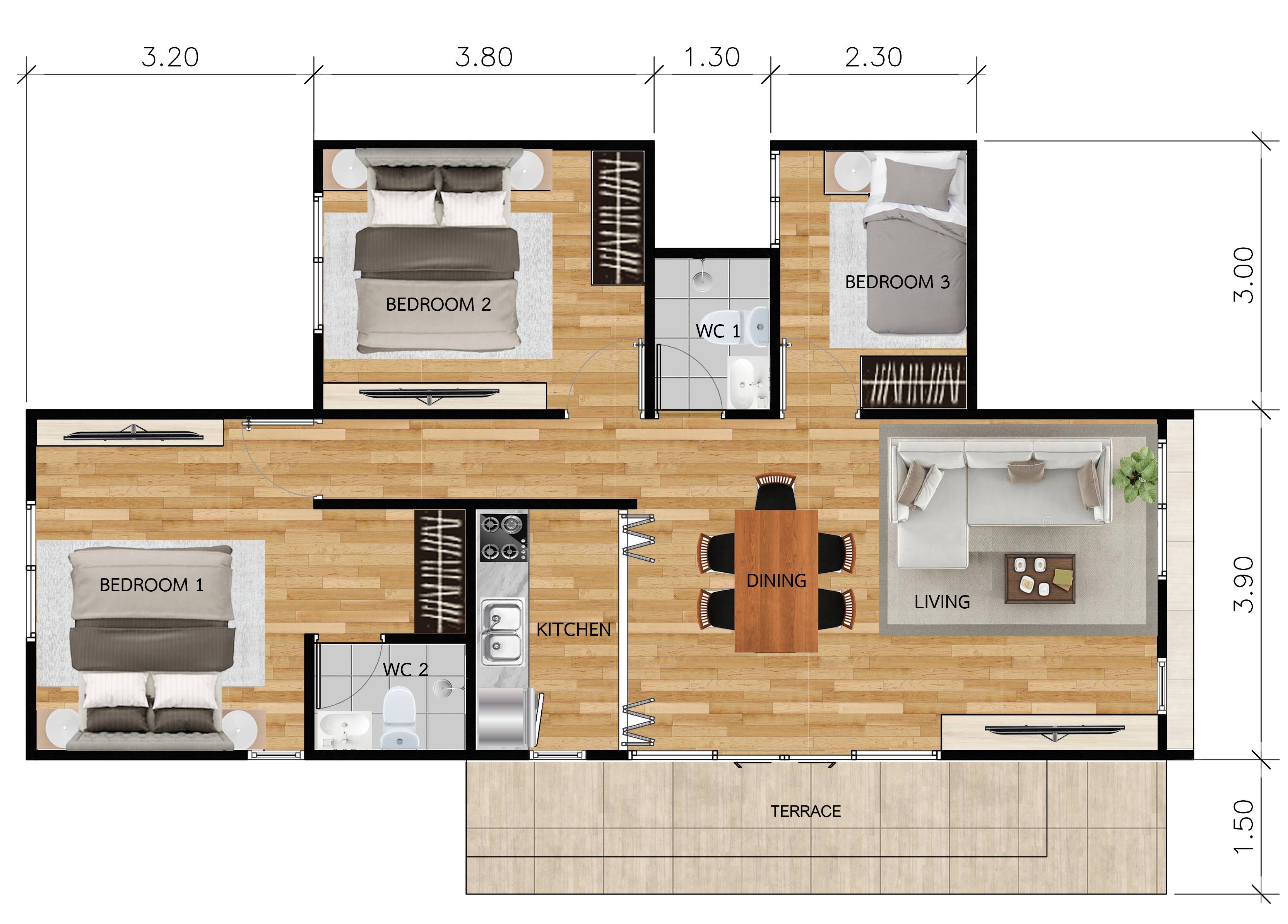 แจกแบบ3D แจกแบบบ้าน ไอเดียสำหรับการสร้างบ้านพักอาศัย