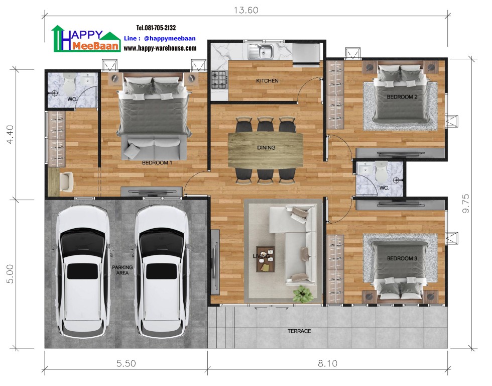 แจกแบบ3D แจกแบบบ้าน ไอเดียสำหรับการสร้างบ้านพักอาศัย สร้างออฟฟิศ 
