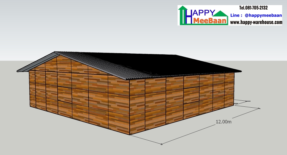แจกแบบออฟฟิศ แบบคลังสินค้าผนัง EPS Isowall Sandwich Panel
