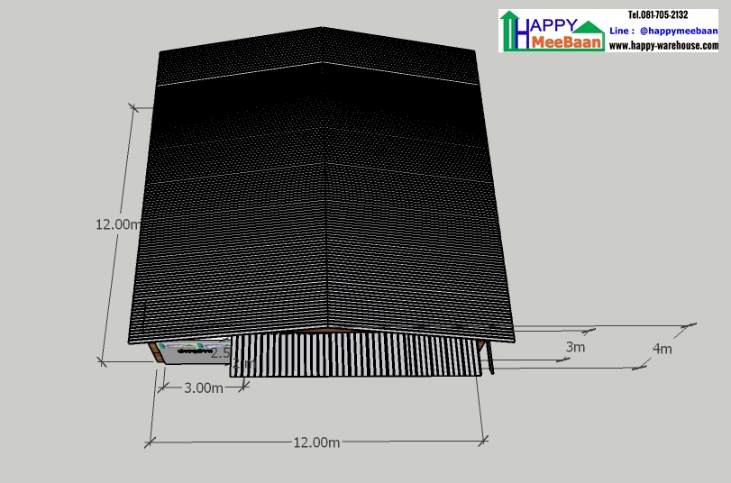 แจกแบบออฟฟิศ แบบคลังสินค้าผนัง EPS Isowall Sandwich Panel