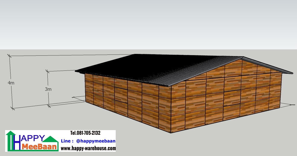 แจกแบบออฟฟิศ แบบคลังสินค้าผนัง EPS Isowall Sandwich Panel