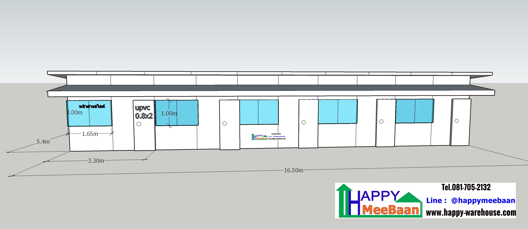 Free 3D Designs Staff Housing