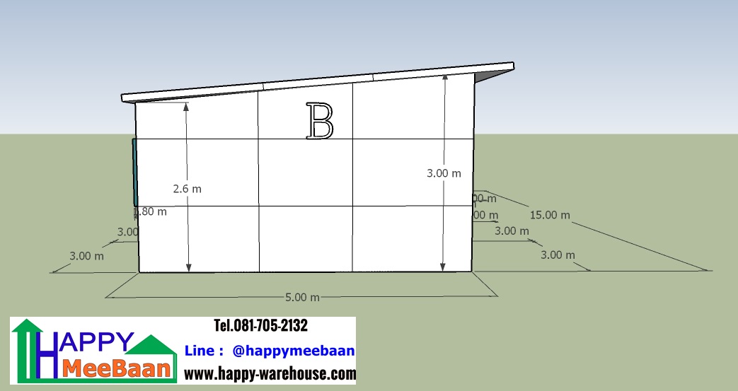 แบบบ้านพักพนักงาน