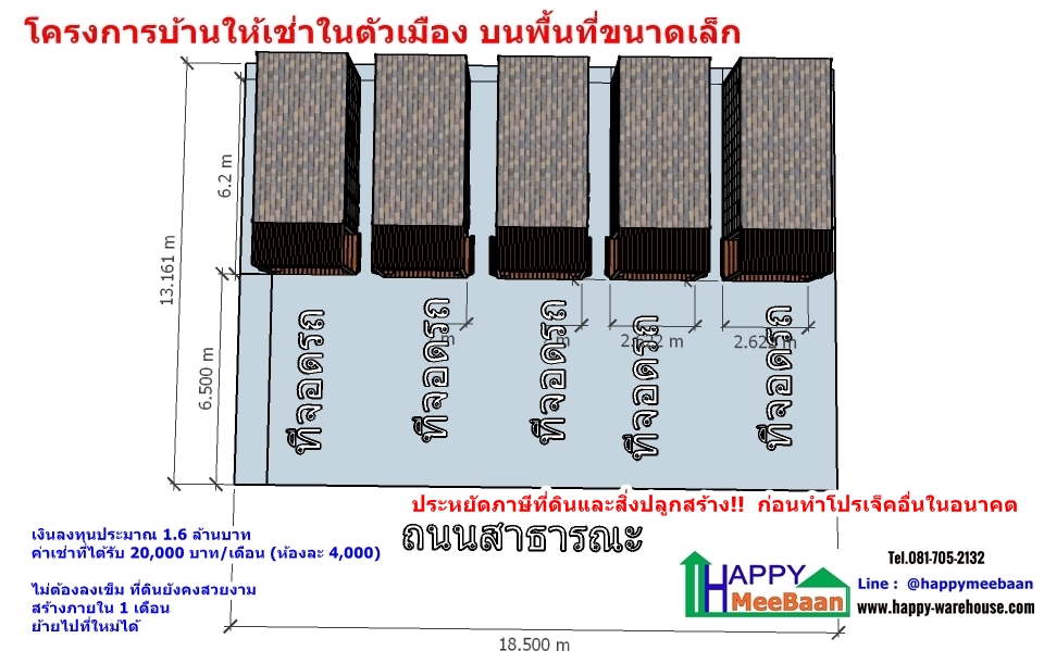 แบบโครงการบ้านให้เช่า